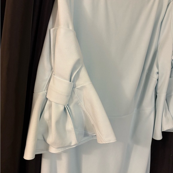 Light Blue Dress with Bow Sleeves - Picture 2 of 3